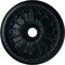 Ekena Millwork Tomango Egg & Dart Medallion (Canopies up to 6 3/4"), 27 7/8"OD x 3 7/8"ID x 2 1/2"P, Night Shade CM27TONSF - alternate 1